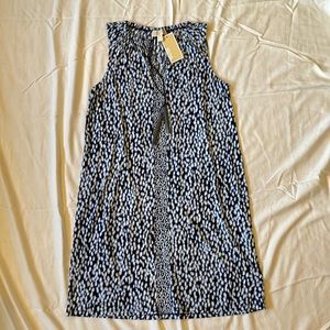 Michael Kors, Blue and White Dress with tassels